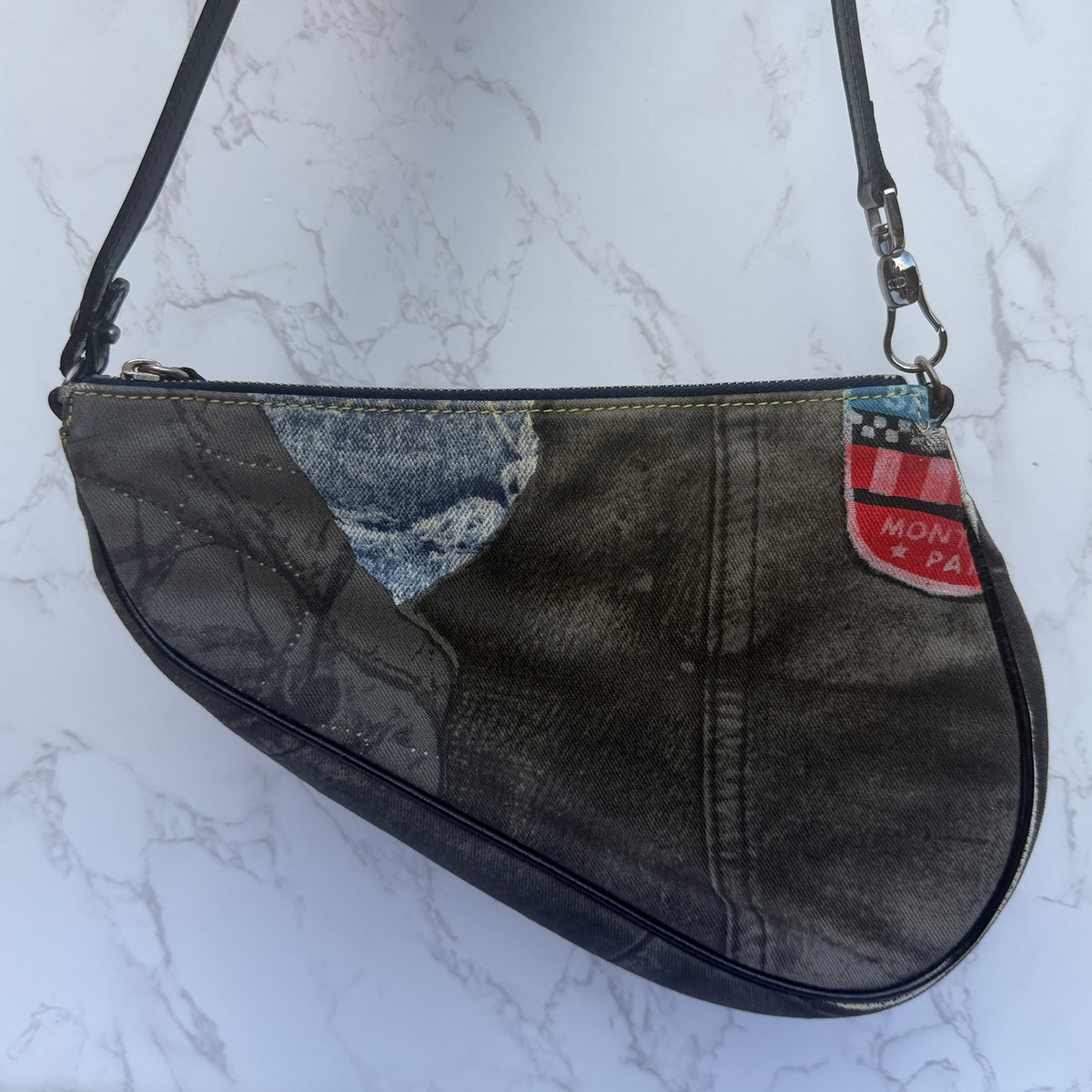 vintage Christian Dior Speedway mini saddle bag