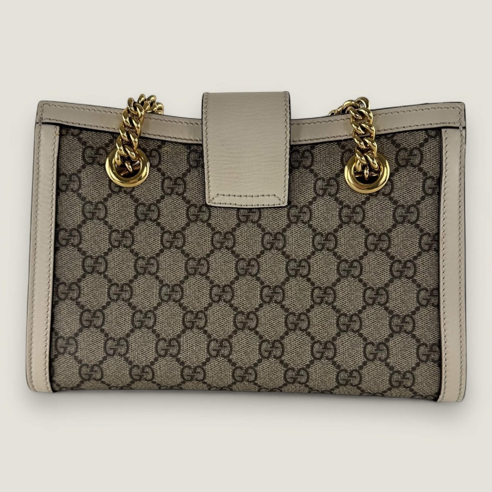Achterkant Gucci padlock tote