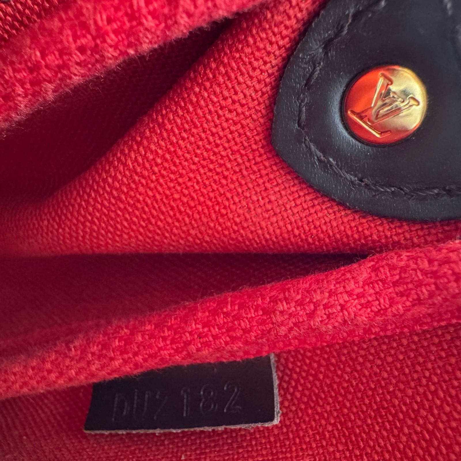 Authentic Louis Vuitton date code stamp