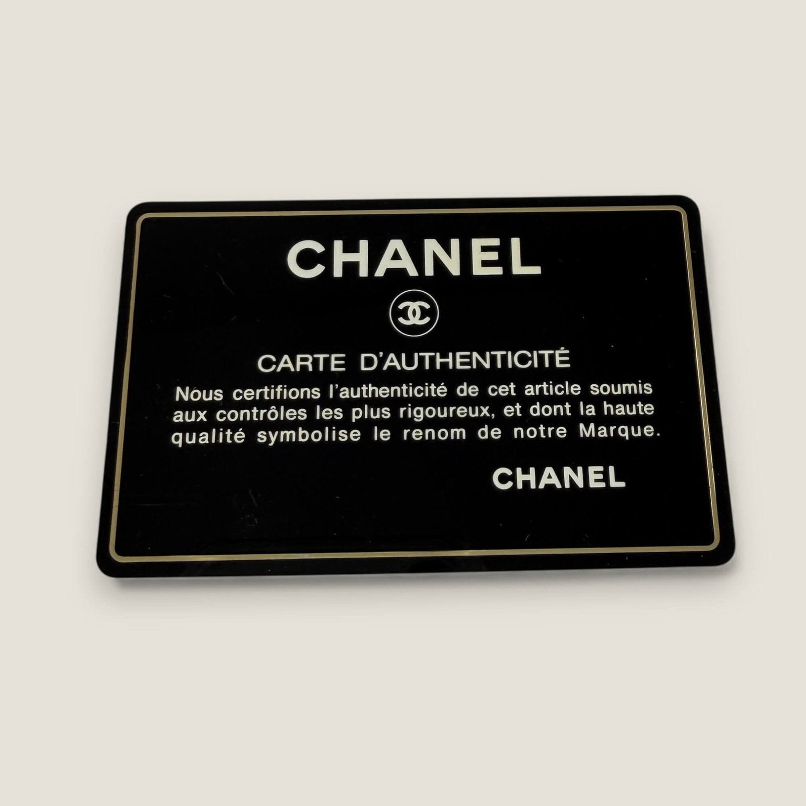 Authenticiteitskaart Chanel