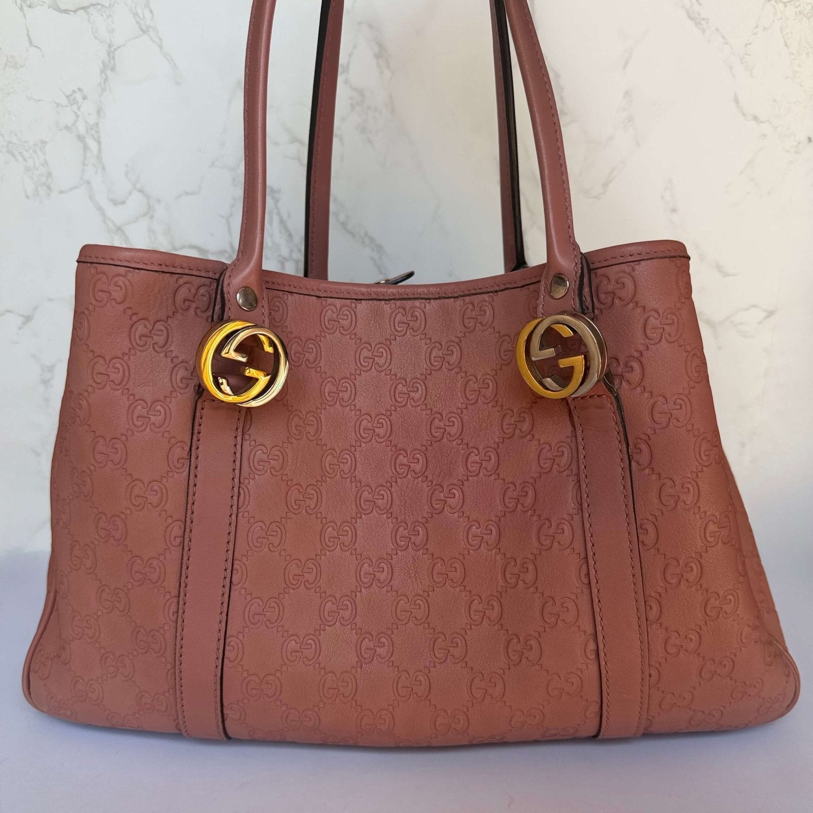 Authentieke Gucci tas kopen roze leer