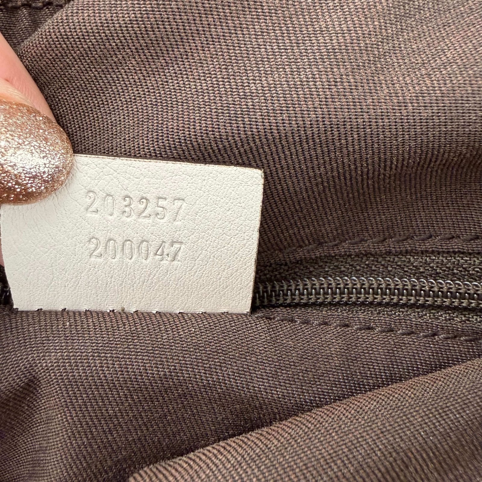 Authentieke Gucci tas preloved serienummer