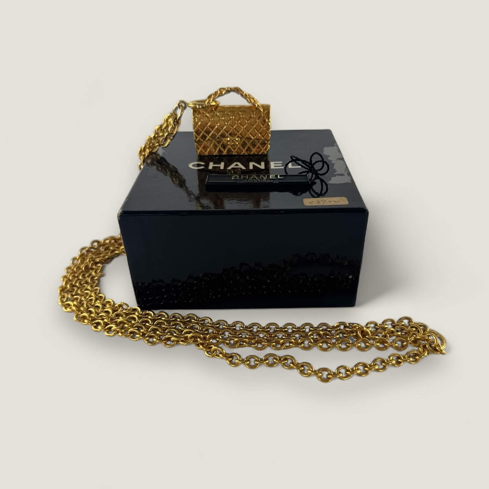 Authentic vintage Chanel chain with original box