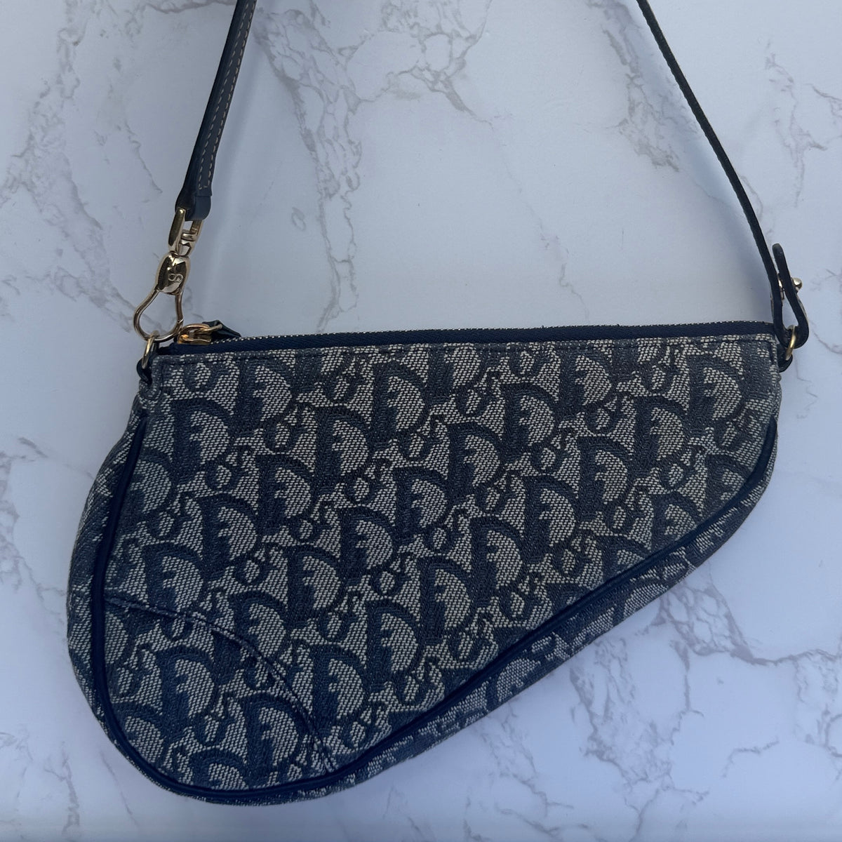 Authentieke vintage Dior saddle bag