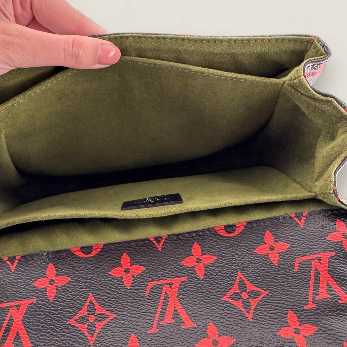 Binnenkant authentieke Louis Vuitton tas