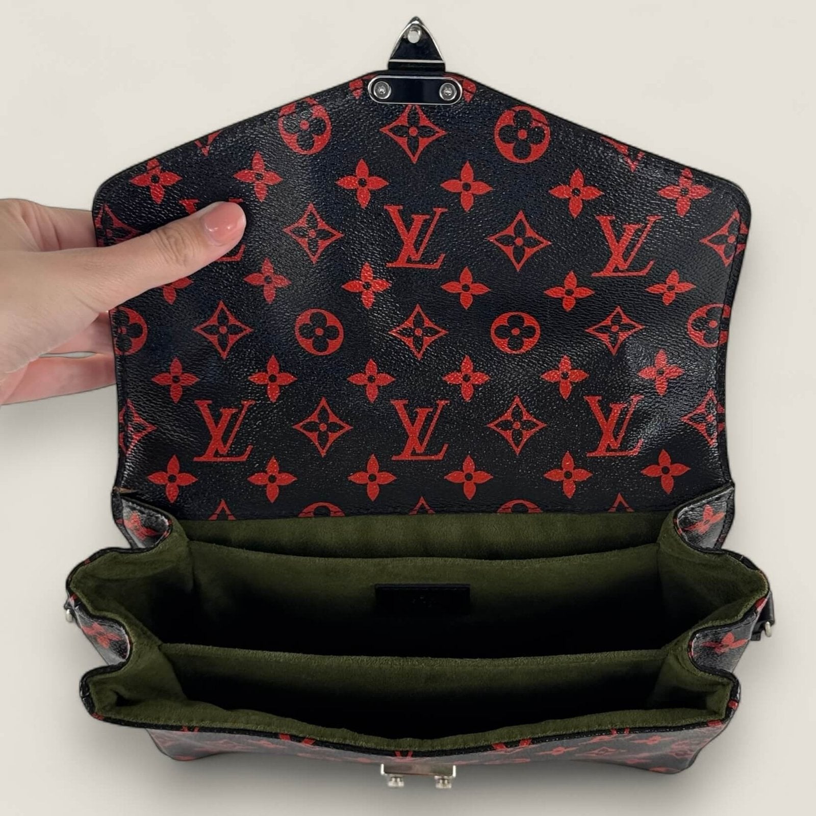 Binnenkant originele Louis Vuitton crossbody