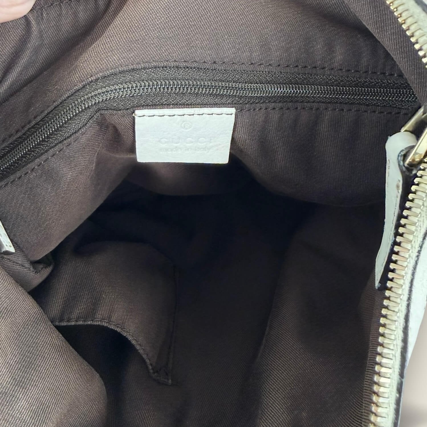 Binnenkant originele tweedehands Gucci tas