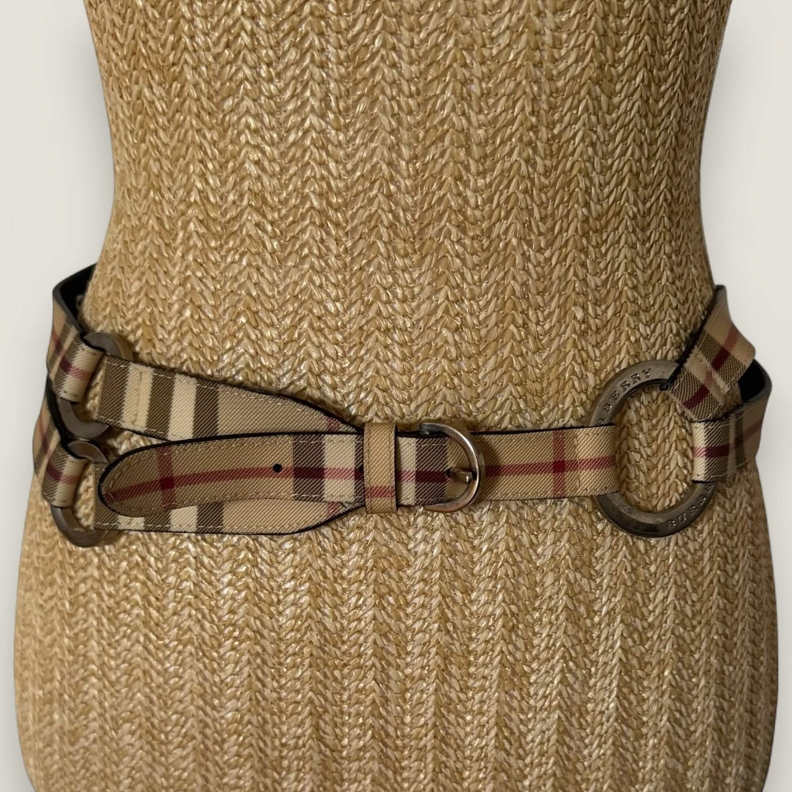 Burberry London haymarket check riem