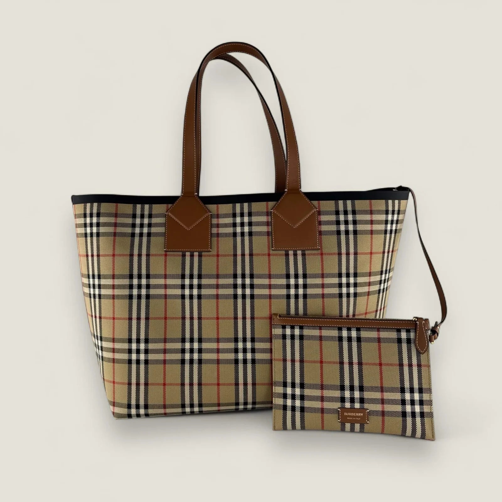 Burberry London tote met pouch  – pre-owned