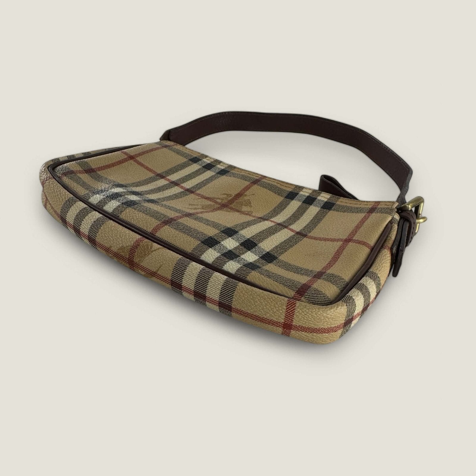 Burberry haymarket check purse with matching wallet set