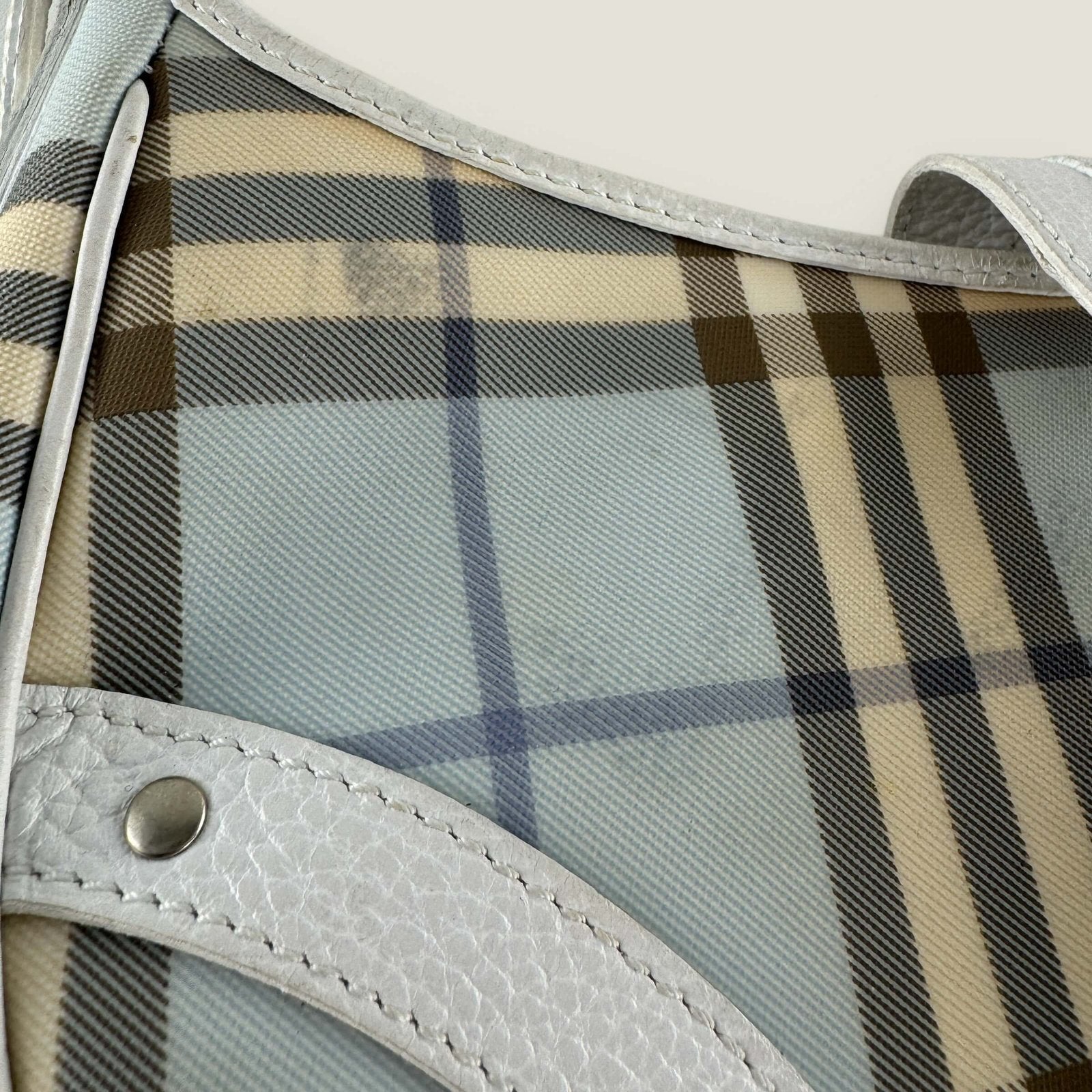 Burberry shoulder bag blue ruit Nova