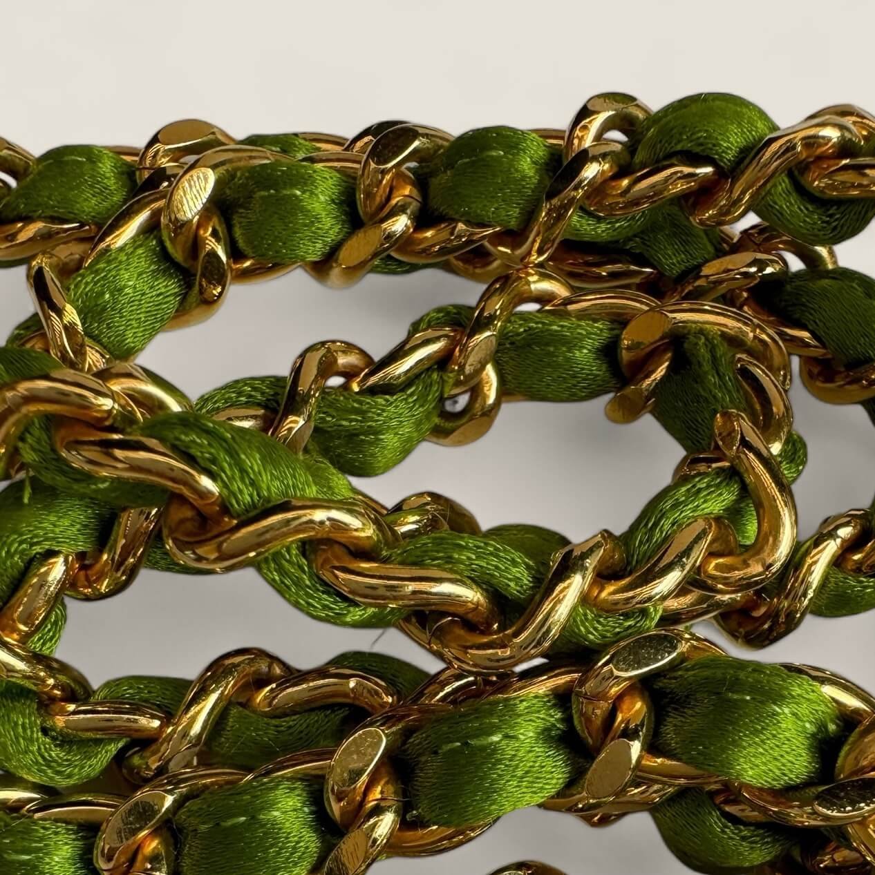 Chanel 24 karat gold necklace