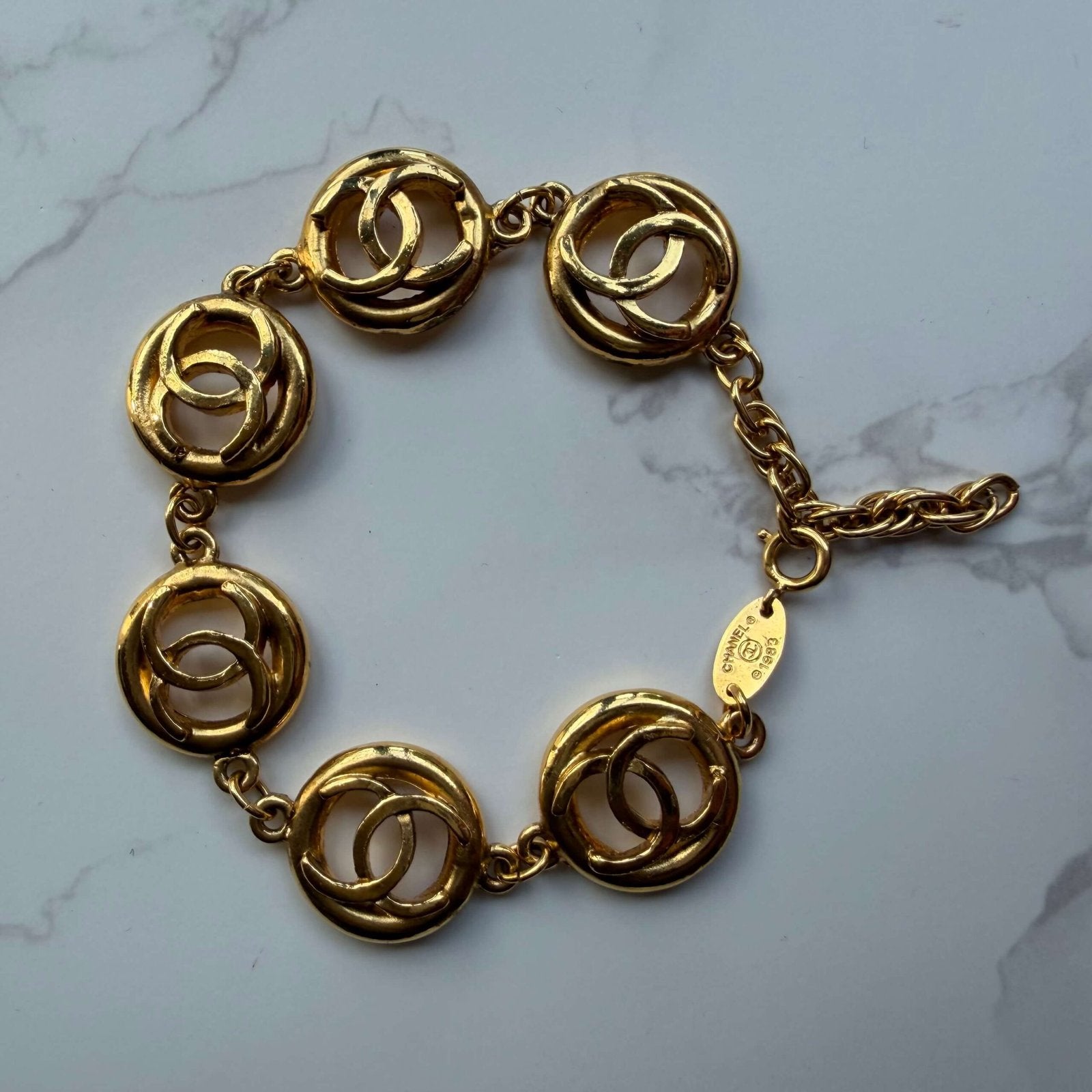 Chanel 24k vergulde armband authentiek