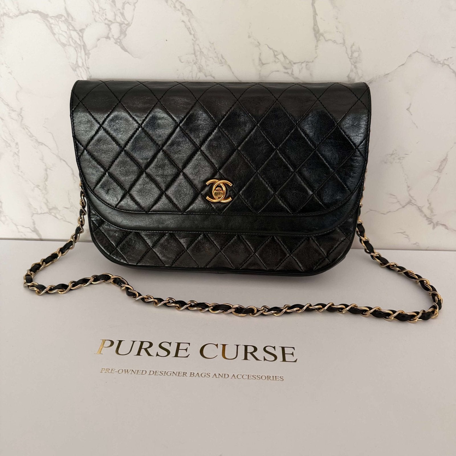 Chanel Double Flap black iconic design