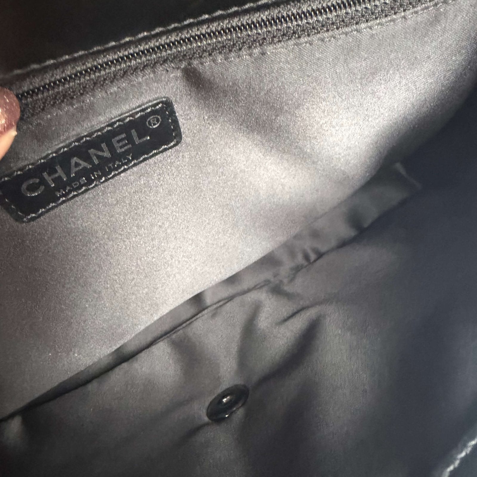 Chanel jumbo vakmanschap detail