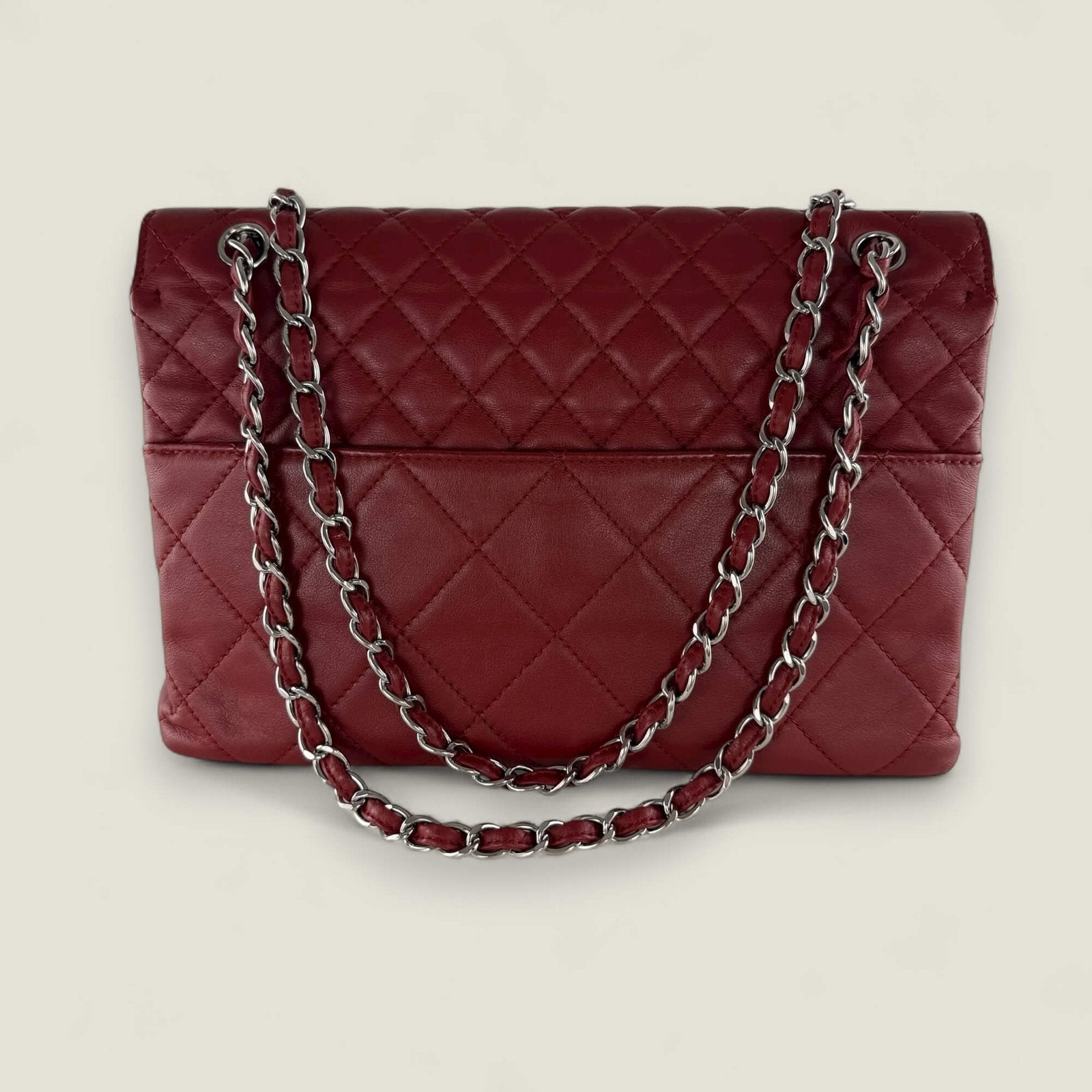 Chanel leren designer handtas pre-owned