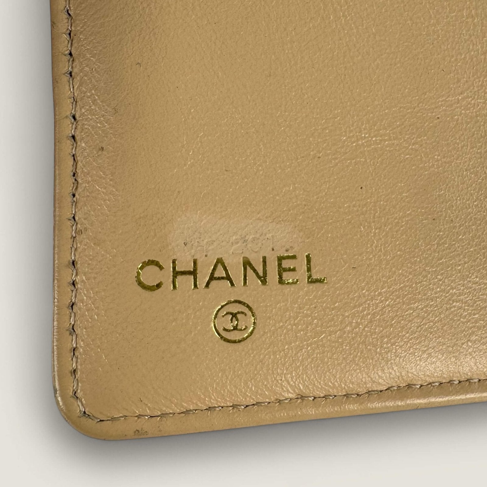 Chanel logo inside wallet