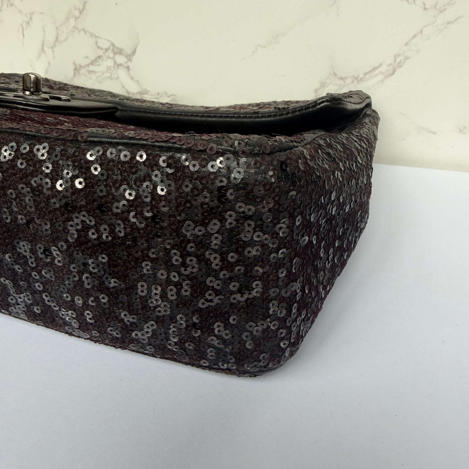 Chanel luxe pailletten handtas