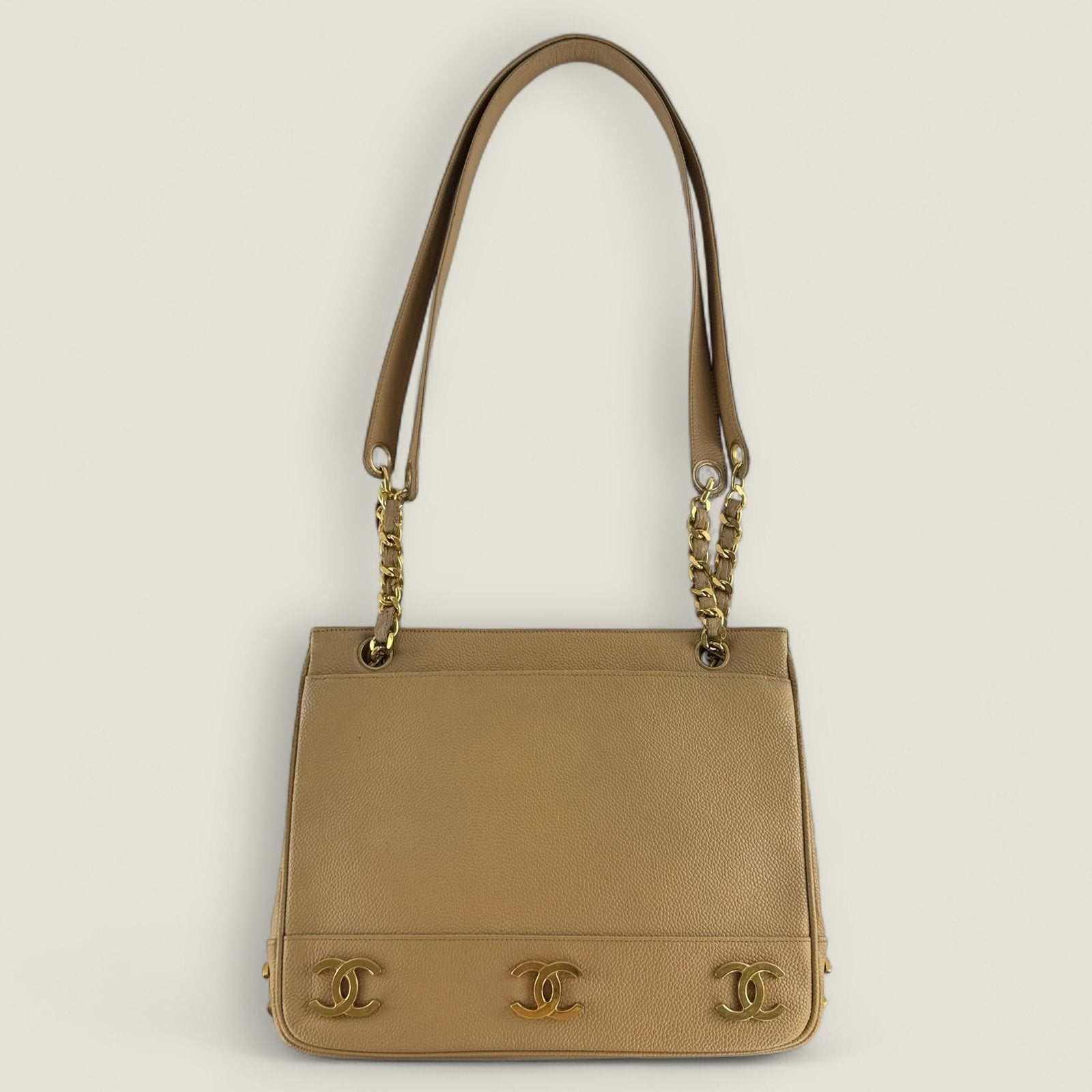 Chanel triple CC tote