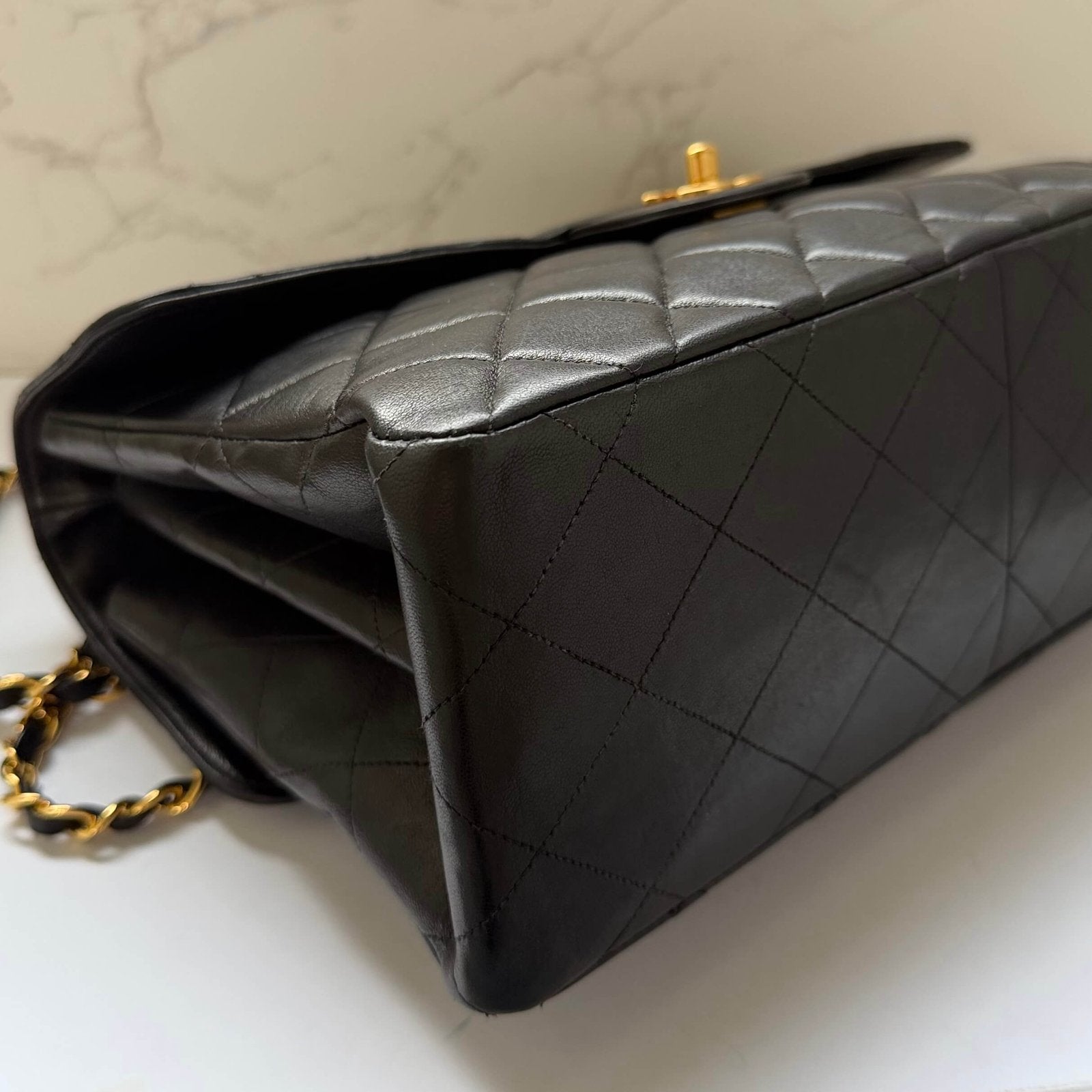 Chanel vintage double sided flapbag