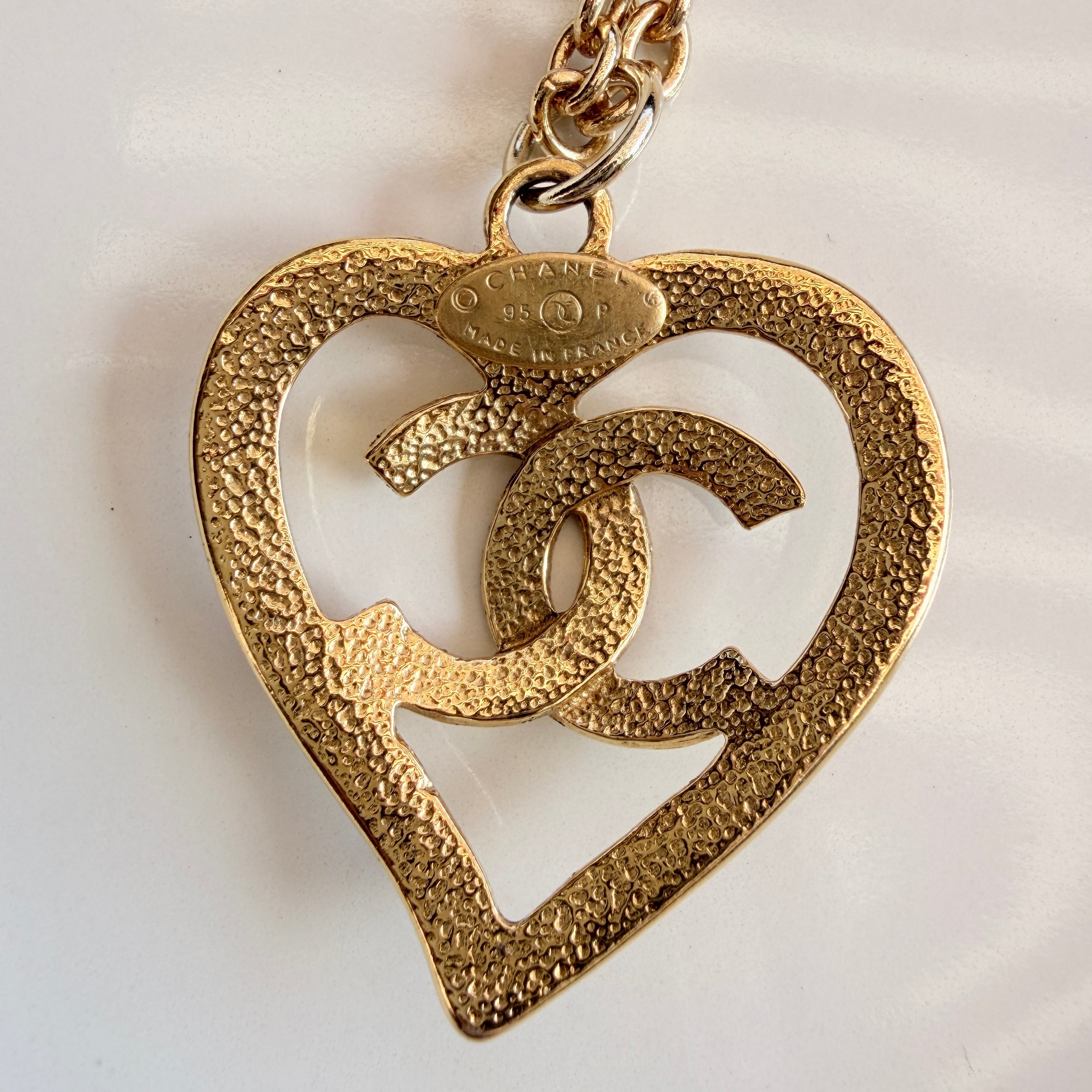 Chanel 95p ketting 24k verguld