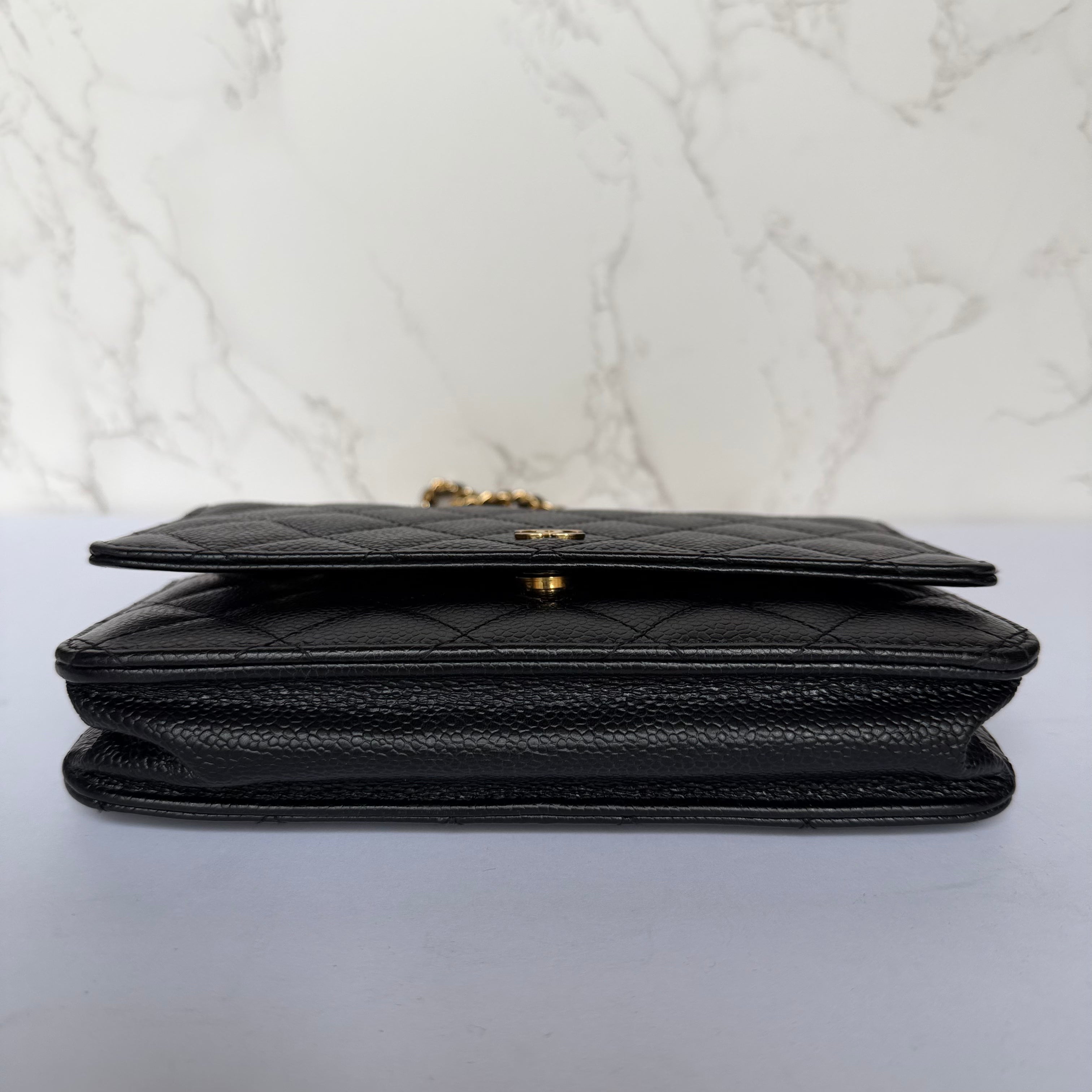 Chanel WOC gold hardware