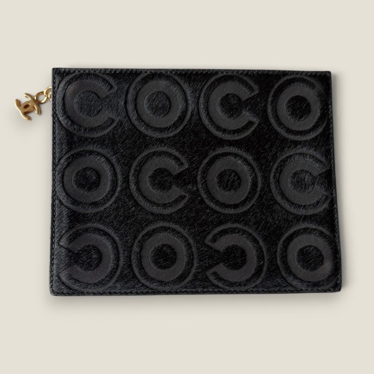 Chanel pony hair Coco clutch - pre-owned