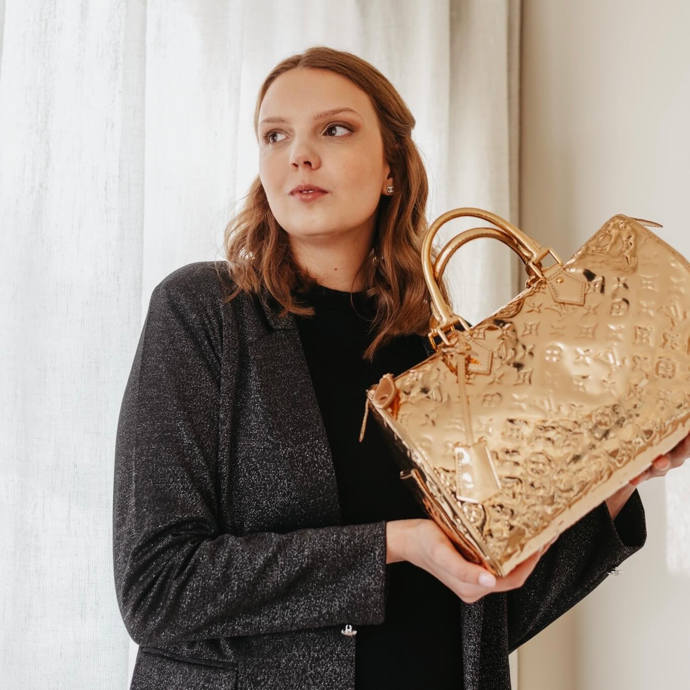 Collectors item Louis Vuitton speedy 35 miroir