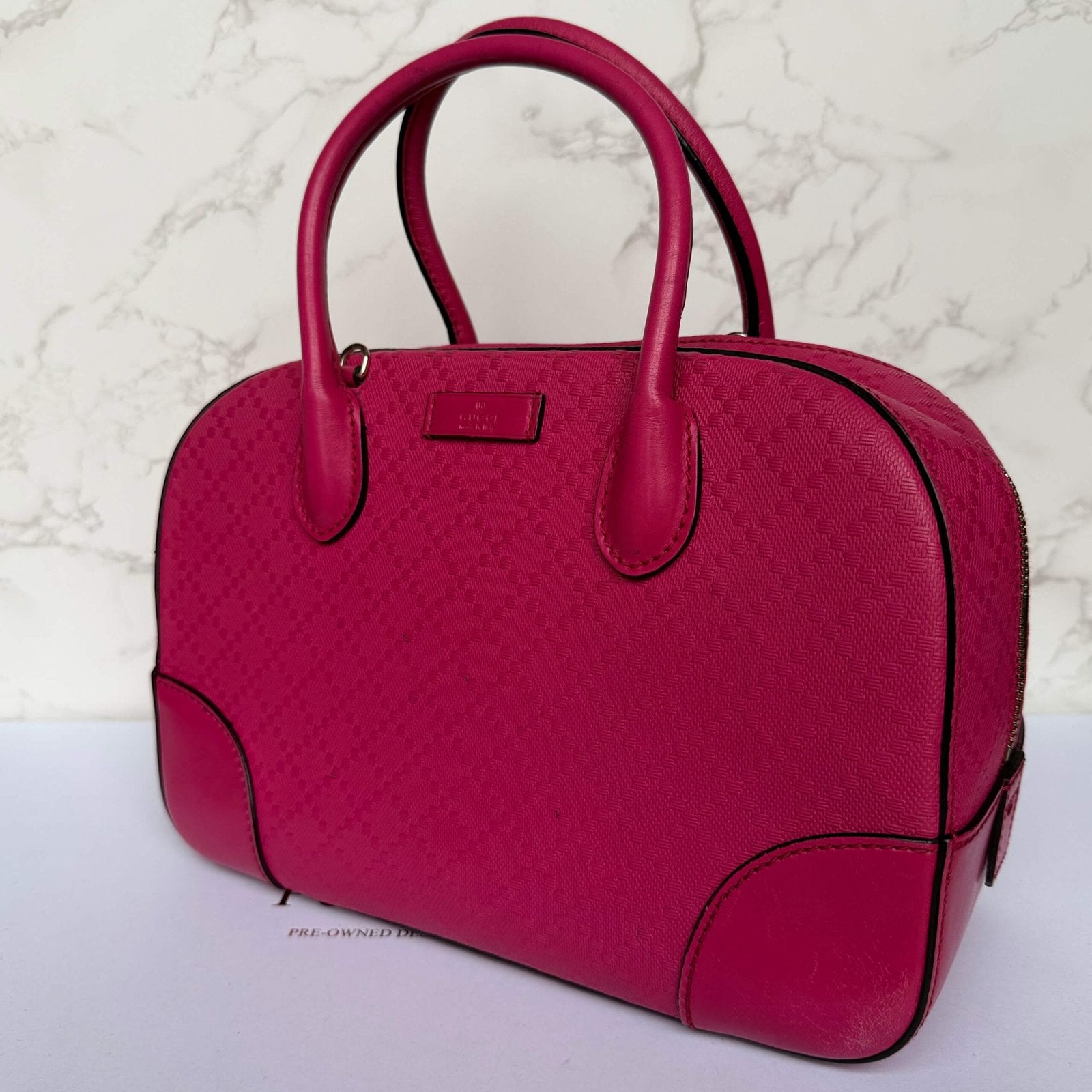 Gucci Diamanté bag pink detachable strap