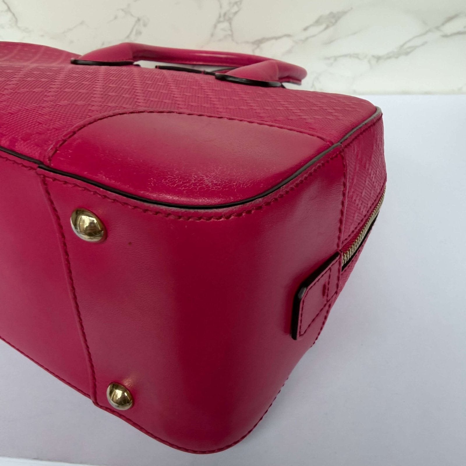 Gucci Diamanté bag pink silver-tone hardware