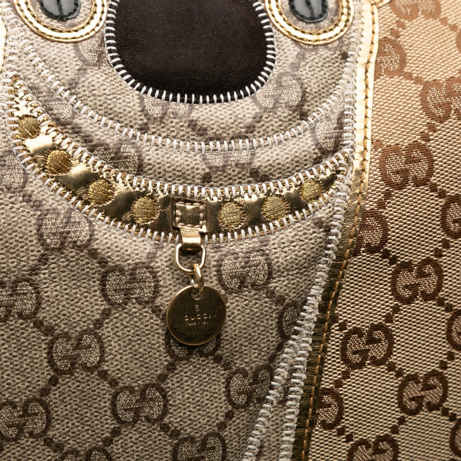 Gucci GG Supreme monogram Oliver Pug dog tote origineel
