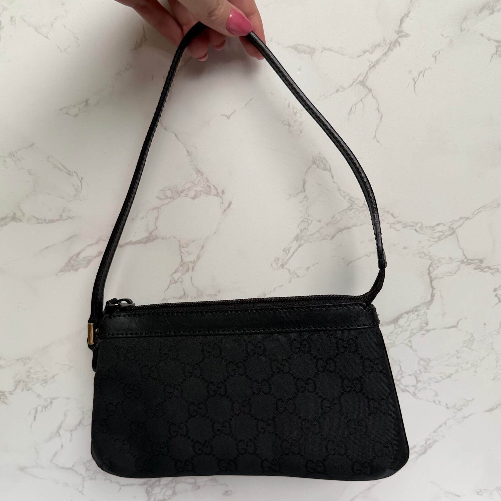 Gucci mini shoulder bag silver-tone hardware