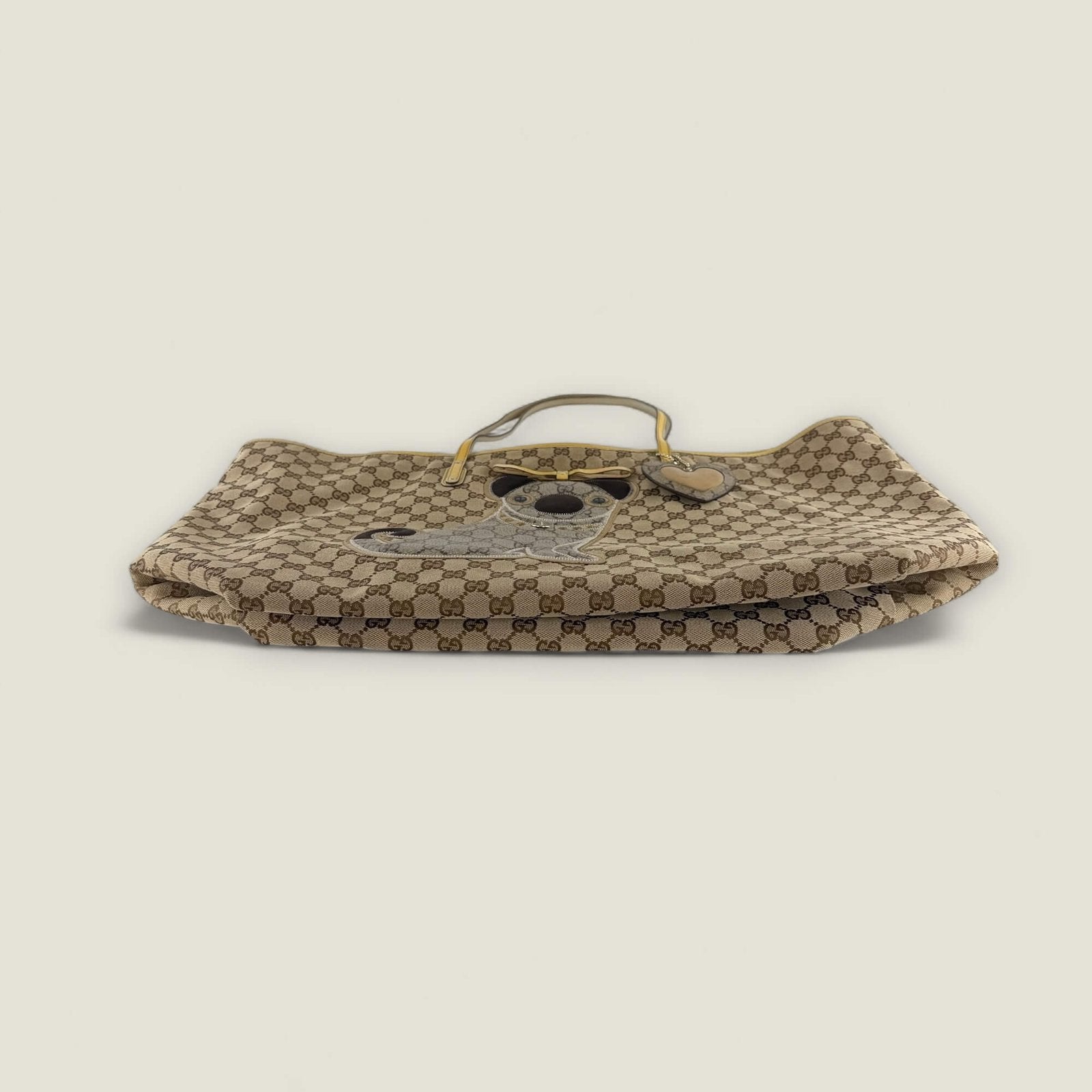 Gucci tote bag met iconisch monogram en hond