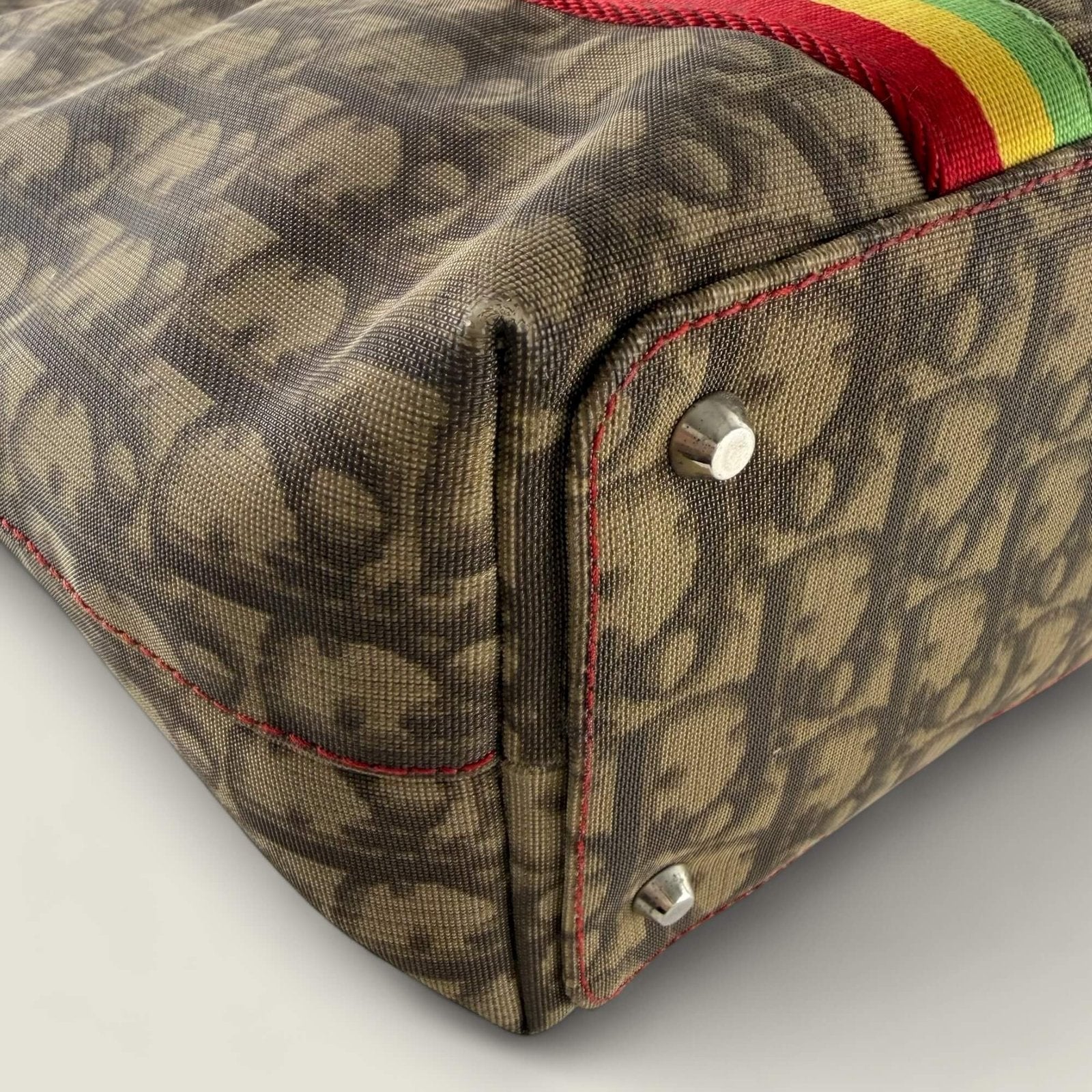 Corners authentic Dior Rasta trotter tote bag