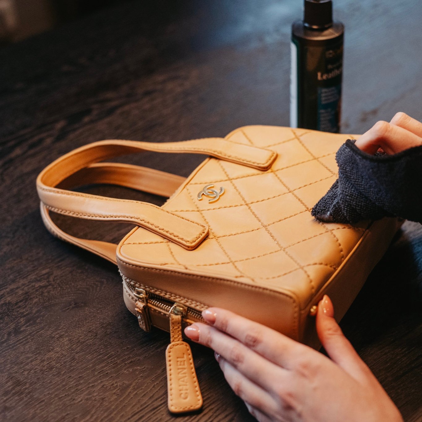 Chanel wild stitch beige