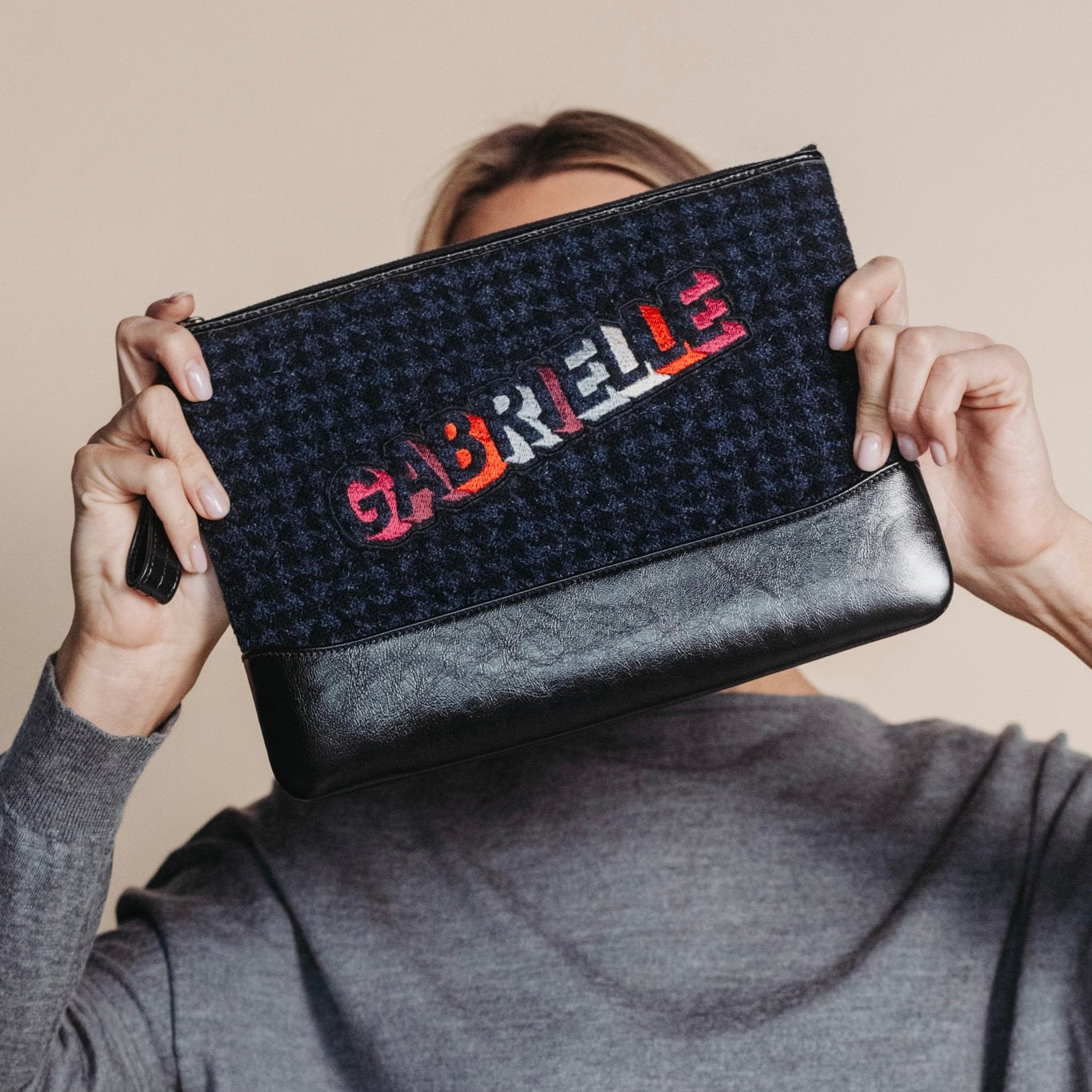 Authentieke Chanel clutch tweed
