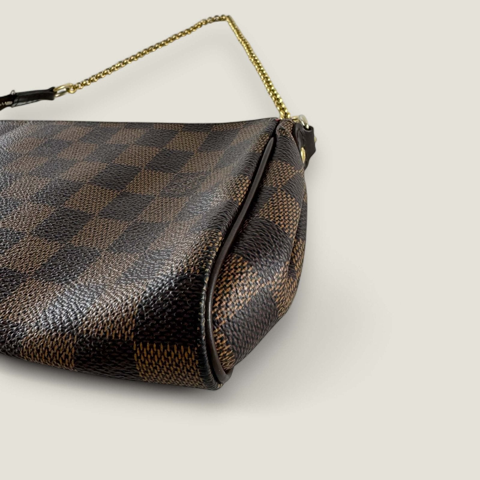 LV Eva damier ebene clutch and crossbody bag