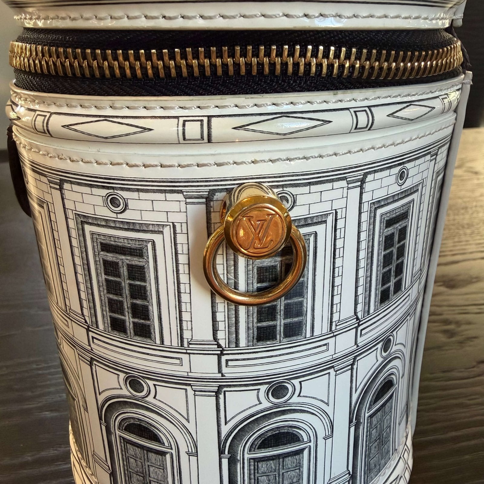 Louis Vuitton Fornasetti art collaboration bag