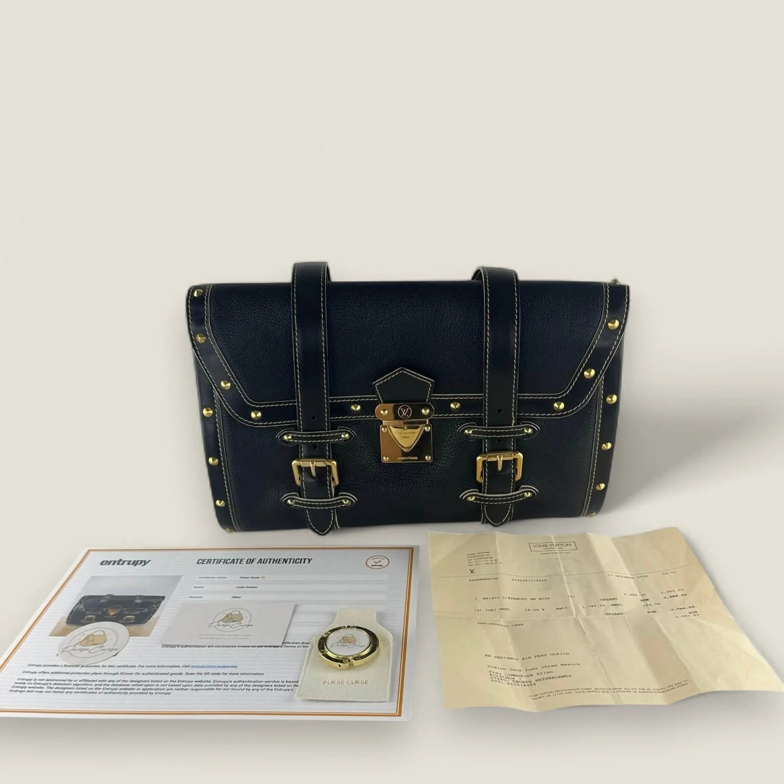 Louis Vuitton L'Epanoui GM noir pre-owned originele factuur