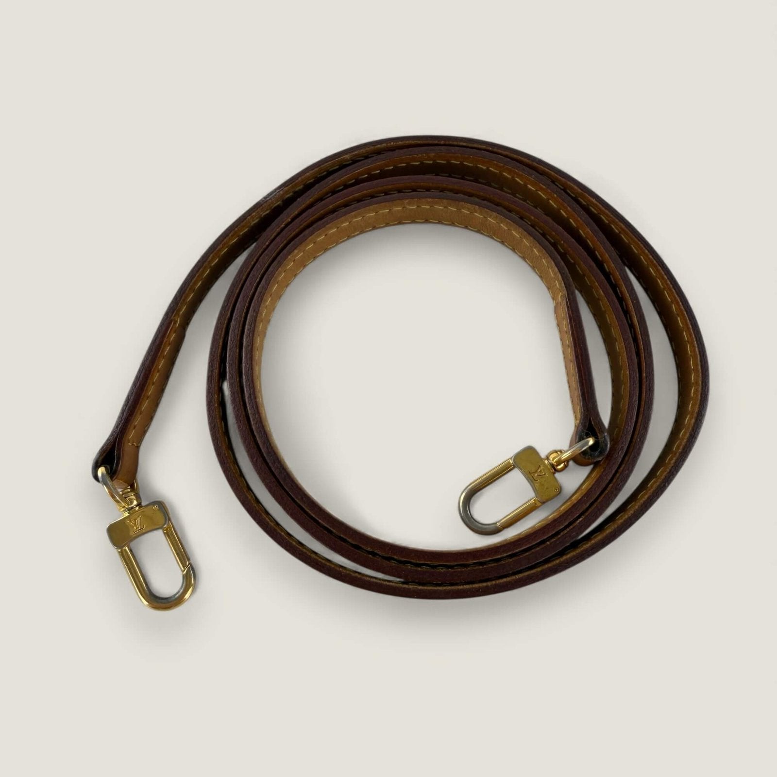 Louis Vuitton eva schouderriem 120 cm detail