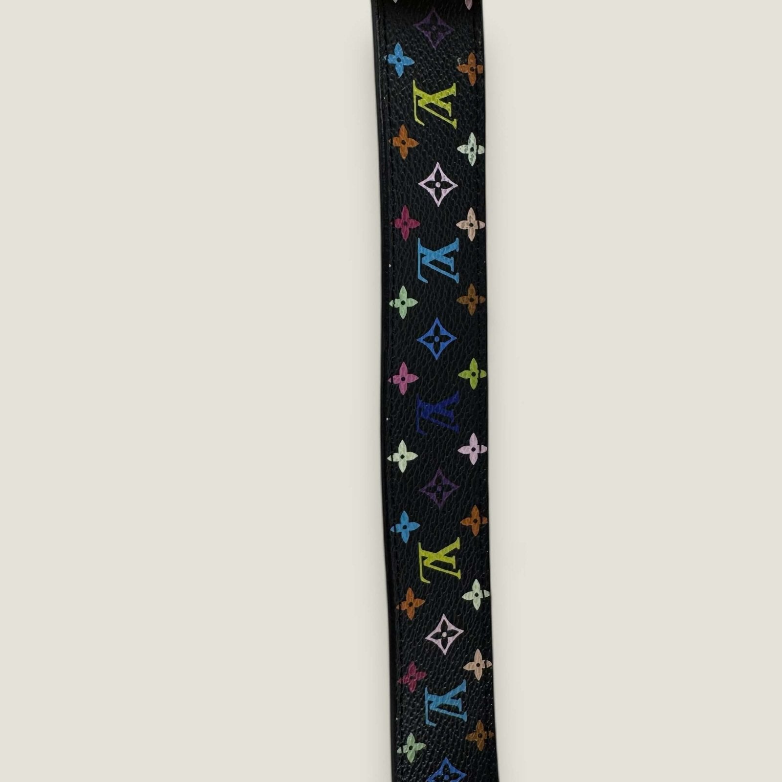 Louis Vuitton multicolor belt black 2005