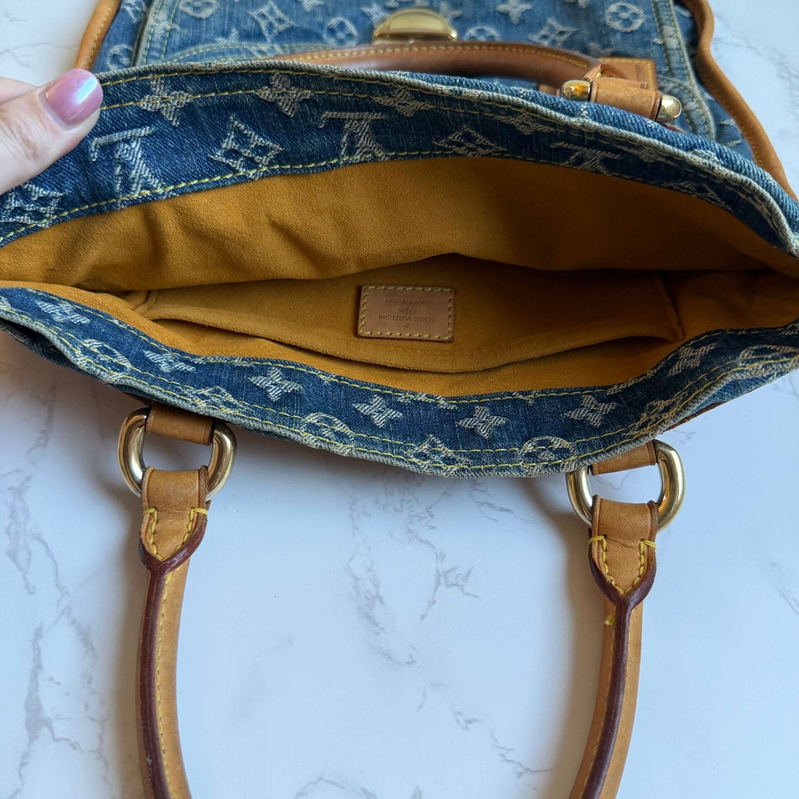 Louis Vuitton sac plat binnenkant