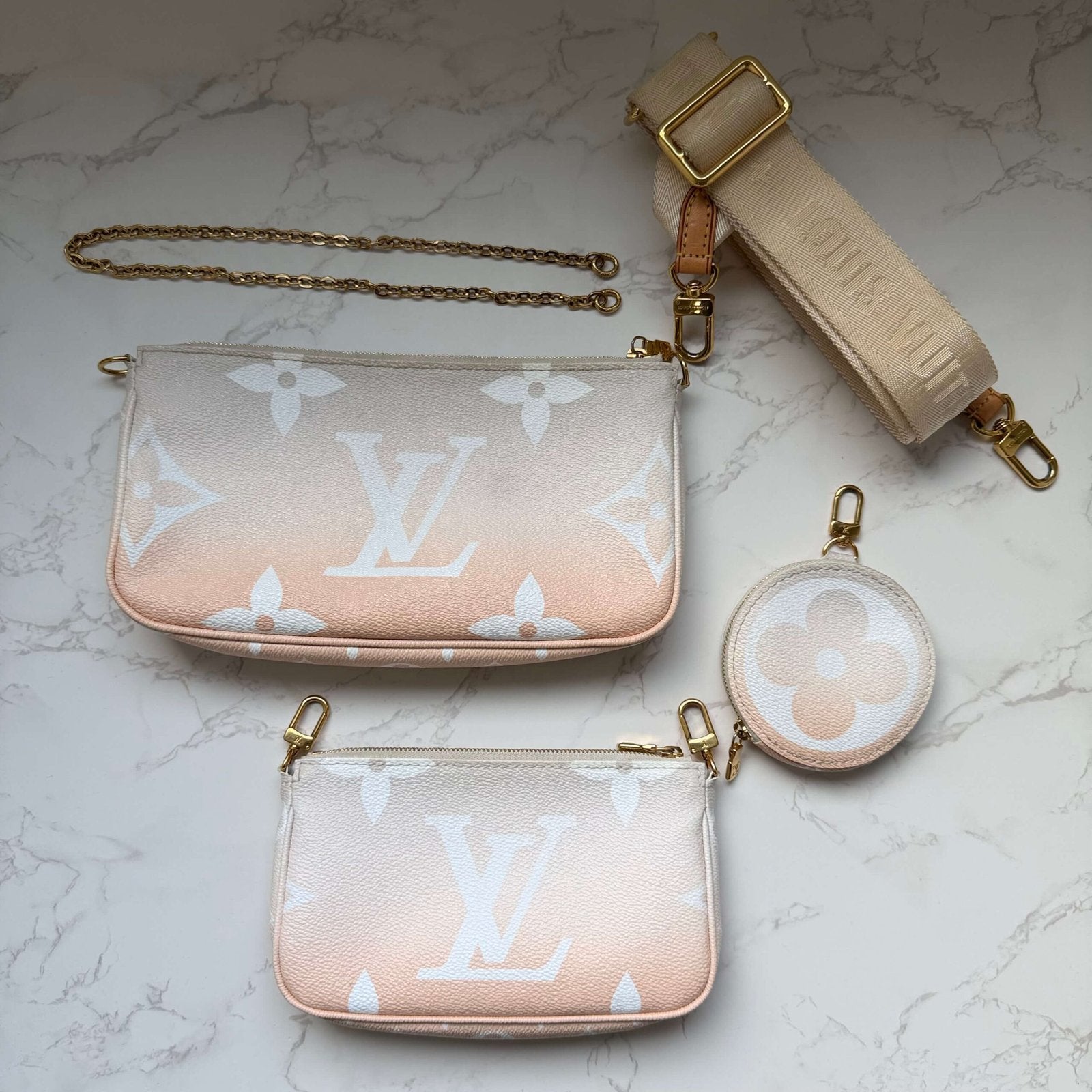 Louis Vuitton summer collection bag roze