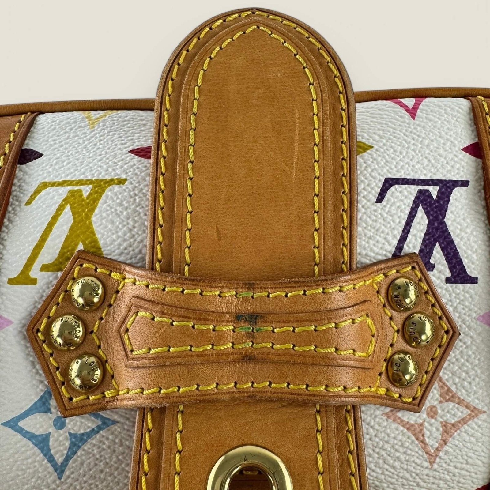 Louis Vuitton vachetta leather