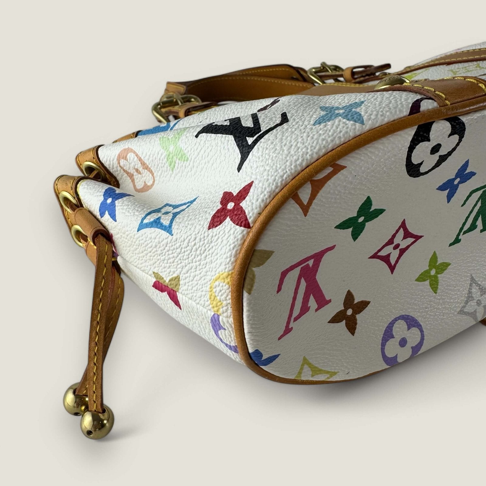 Louis Vuitton x Takashi Murakami multicolor white