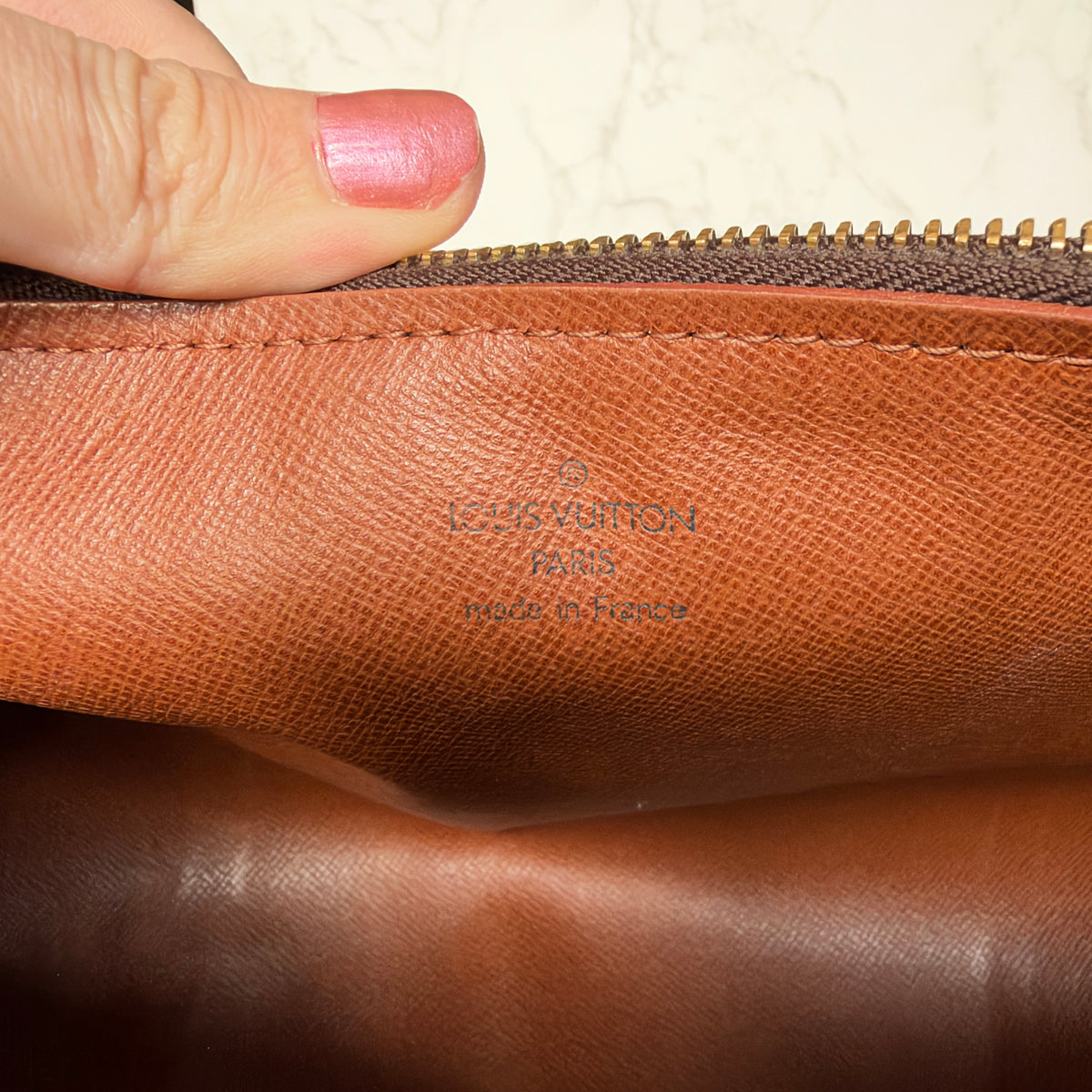 Louis Vuitton Papillon binnenkant
