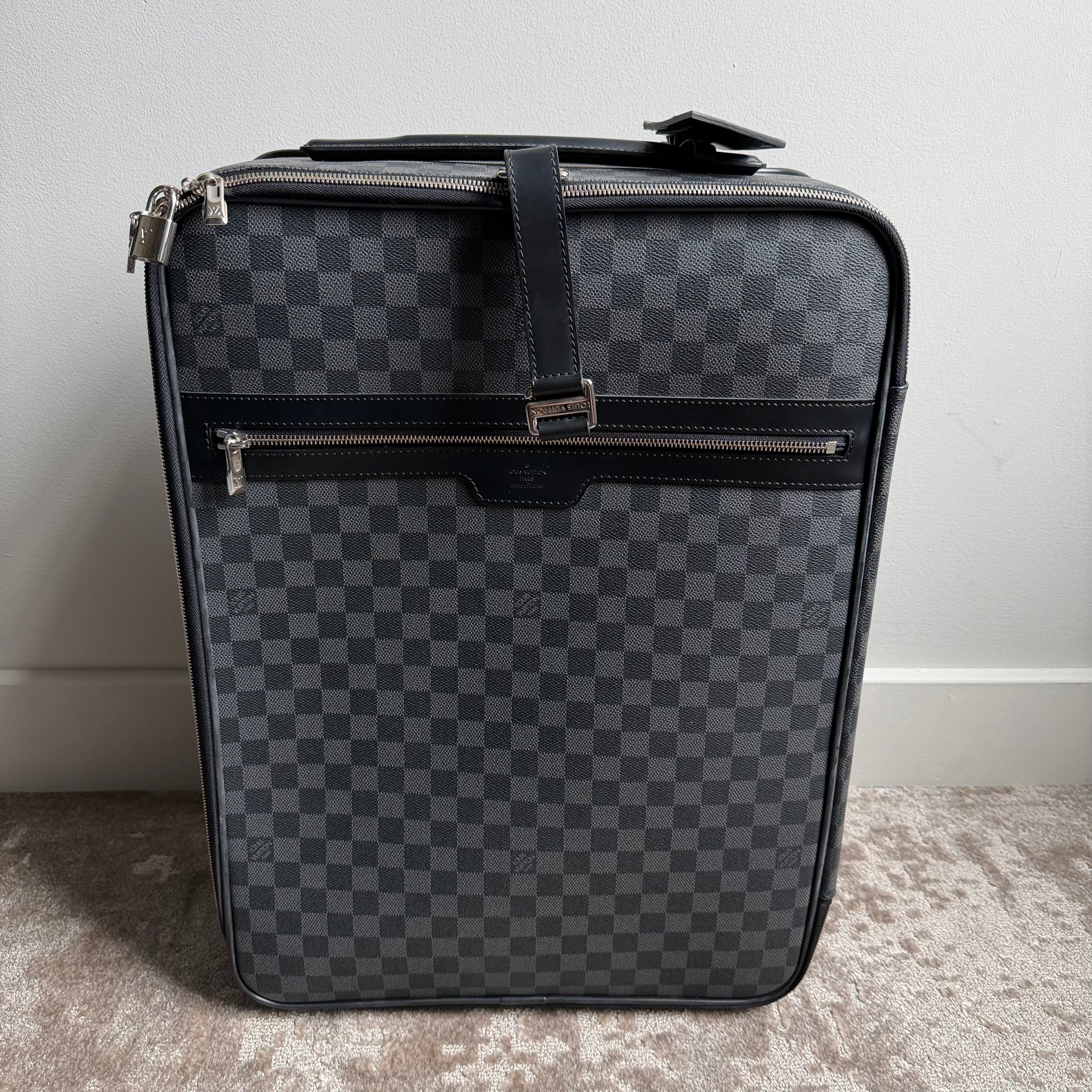 Louis Vuitton koffer zwart grijs