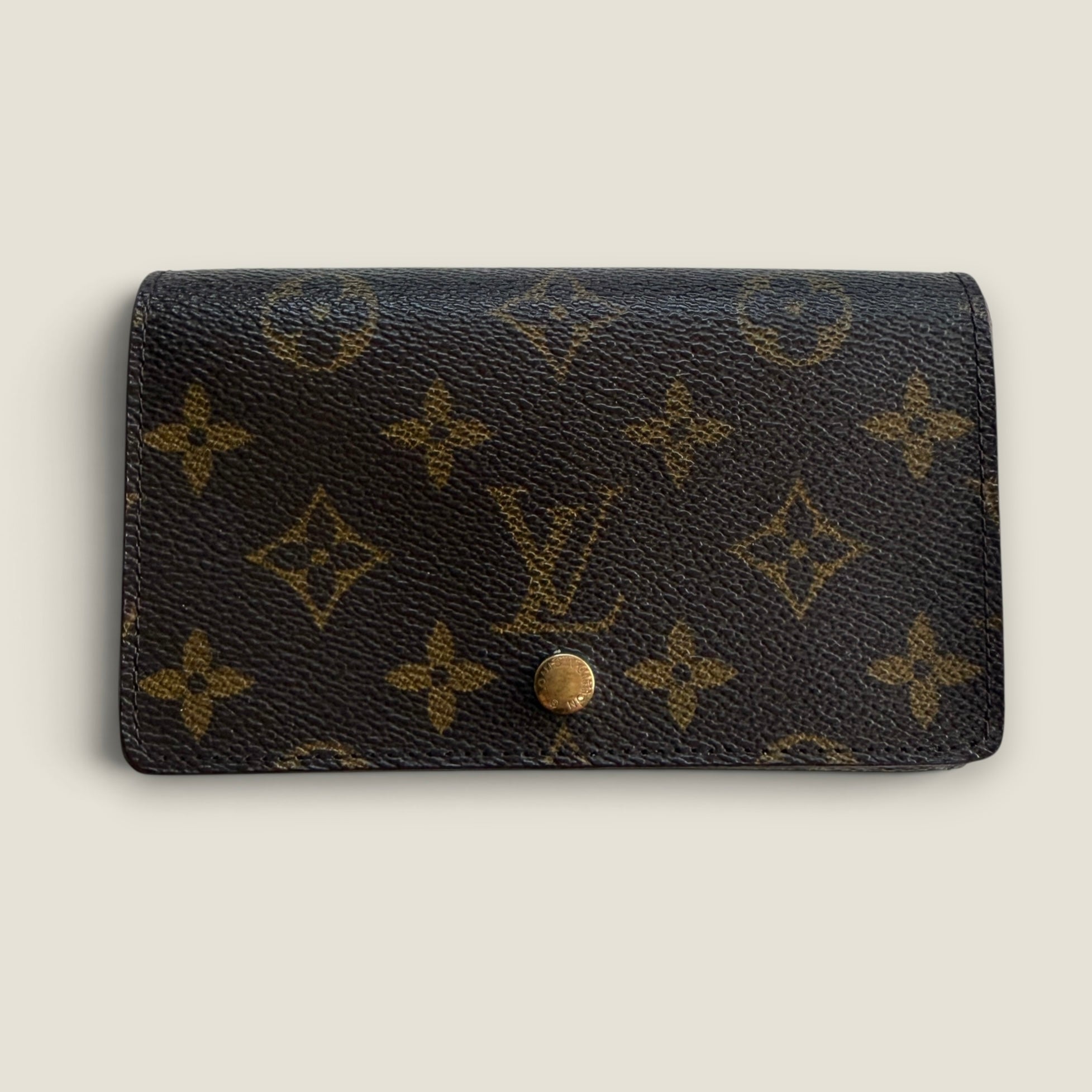 Louis Vuitton monogram portemonnee bi-fold - pre-owned