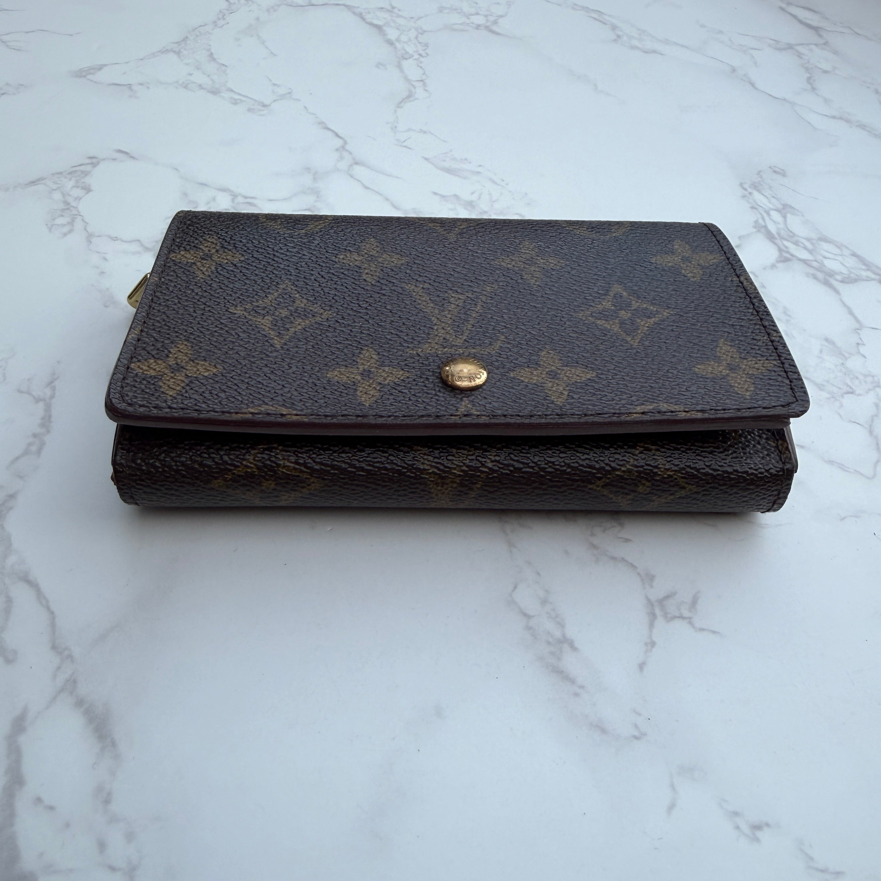 Louis Vuitton monogram portemonnee tweedehands