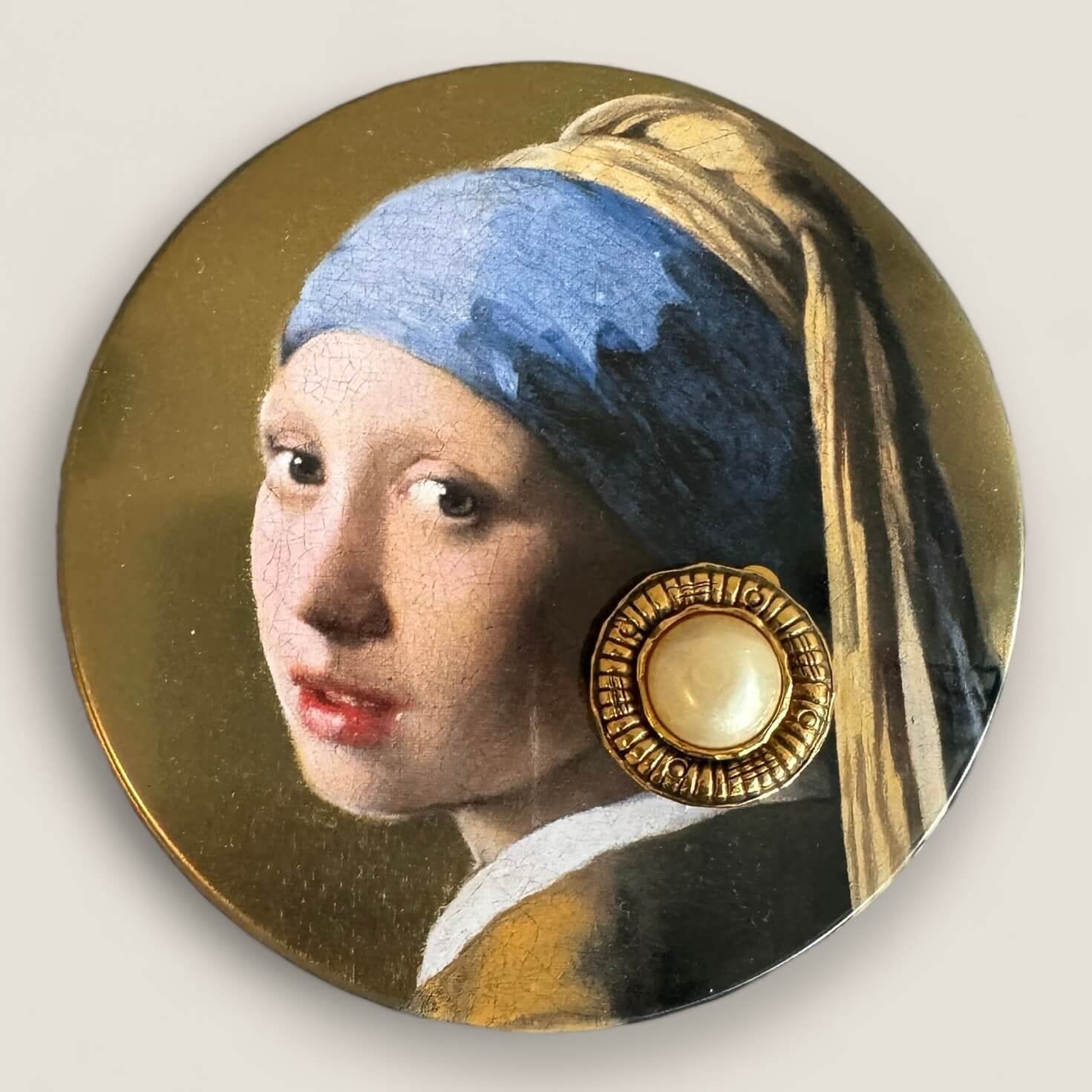 Girl with the Pearl with vintage Chanel pearl earring